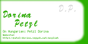 dorina petzl business card